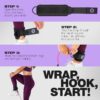 ActiveGear Ankle Resistance Bands with Cuffs - Ideal for Glutes, Legs & Core Workouts, Kickback Ankle Strap Set for Home Workout Equipment & Gym Fitness for Women and Men