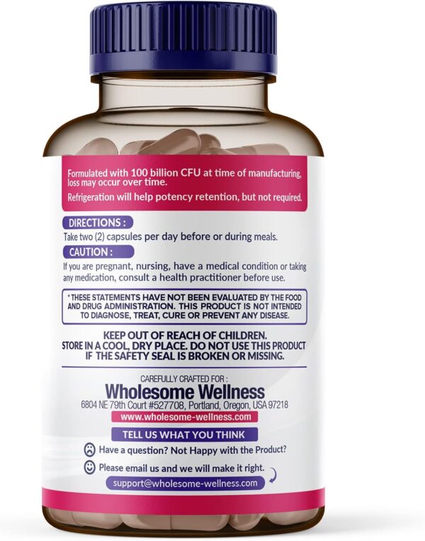 Dr. Formulated Raw Probiotics for Women 100 Billion CFUs Capsules with Prebiotics, Digestive Enzymes, Approved for Adults, Shelf Stable Supplement