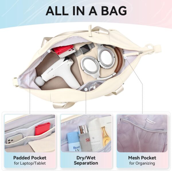 MAXTOP Gym Bag for Women Yoga Tote Bag Travel Duffle Bag Weekender Carry on Overnight Bags Personal Item Bag