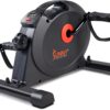 Sunny Health & Fitness Smart Exercise Bike, Under Desk Mini Arm/Leg Pedal Exerciser for Senior Workout, Cycle Cardio Training at Home, Free SunnyFit App Connect, Optional in Color, Mat/Workout Bands