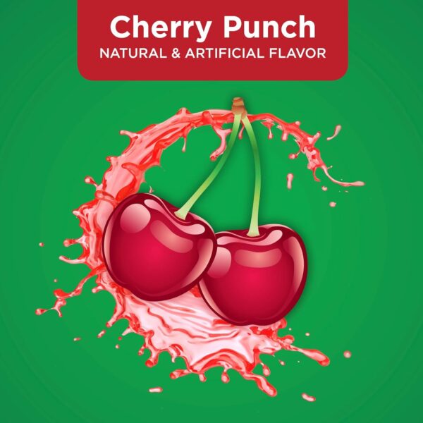 Amazon Basic Care Electrolyte Solution Advantage Care with PreVital Prebiotics, Cherry Punch, Designed to Help Prevent Dehydration, Replaces Electrolytes, Fluid and Zinc, 33.8 fl oz (Pack of 1)