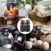 Essential Oils Set, Men Scents Fragrance Oil Aromatherapy Essential Oils Kit for Diffuser (6x10ML) - Sandalwood, Cedar, Leather, Sweet Tobacco, Rum, Cologne Aromatherapy Oils for Men, Gift for Men