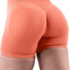 Unthewe Womens Workout Seamless Scrunch Butt Lifting Shorts High Waisted Tummy Control Gym Yoga Shorts