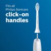 Philips Sonicare Optimal Gum Care Replacement Toothbrush Heads, HX9034/65, BrushSync™ Technology, White 4-pk