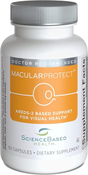 MacularProtect AREDS2 Vitamin & Mineral Supplement - Includes Trio of B Vitamins for Added Macular Health Support - 60 Capsules