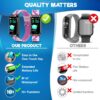 Inspiratek Kids Fitness Tracker for Kids Age 5-16 (5 Colors)，Waterproof Kids Fitness Watch，Kids Pedometer Watch，Watch for Kids，Step/Activity Tracker for Kids，Easy to Use Kids Tracker Watch (Pink)