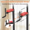RELIFE REBUILD YOUR LIFE Power Tower Pull Up Bar Dip Station for Home Gym Adjustable Height Strength Training Workout Equipment