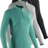 CADMUS Women's Compression Long Sleeve Shirts for Hiking Running Dry Fit Tights