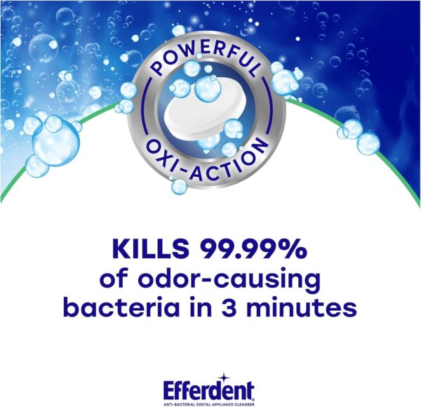 71uUtoQXOjL._AC_SL1500_.jpg Efferdent Retainer Cleaning Tablets, Denture Cleaning Tablets for Dental Appliances, Minty Fresh & Clean, 126 Count