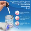 GuruNanda Advanced Water Flosser 2.0 with UV Mode & Concentrated Mouthwash Duo - Fresh Breath & Thorough Plaque Removal for a Brighter Smile