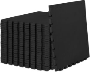 ProsourceFit Extra Thick Puzzle Exercise Mat, EVA Foam Interlocking Tiles for Protective, Cushioned Workout Flooring for Home and Gym Equipment