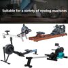 Rowing Machine Cover Fitness Equipment Cover Peotection for Sports Equipment Indoor or Outdoor Use 95" L x 24" W x 40" H Black