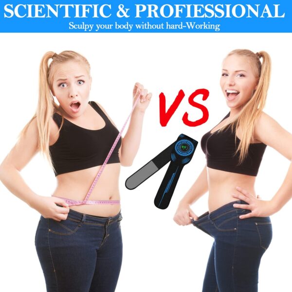 ABS Stimulator, Ab Machine, Abdominal Toning Belt Home Office Fitness Workout Equipment for Abdomen Ab Stimulator for Men and Women Blue