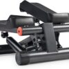 Sunny Health & Fitness Mini Steppers for Exercise at Home, Stair Step Workout Machine with Optional Resistance Bands, Full Body Cardio Equipment, Optional Free SunnyFit App Connection Smart Stepper