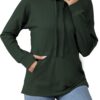 Hoodies for Women Sweatshirt Loose Batwing Sleeve Thumbhole Fall Sweaters with Pockets