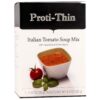 Proti-Thin High Protein Italian Tomato Soup, Healthy Instant Diet Soup Mix, 15g Protein, Low Calorie, Low Carb, Low Fat, Sugar Free, Gluten-Free KETO Diet Friendly, 1 Pack of 7 Servings