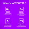Vitalyte Electrolytes Packets Isotonic Sports Drink | Electrolytes Powder Packets Sports Nutrition Electrolyte Replacement Drinks Dehydration Relief Packets