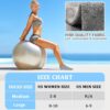 SkiBeaut Grips Non Slip Socks for Women, 4 Pairs Yoga Pilates Anti Skid Socks Woman Hospital Gripper Socks