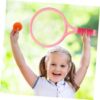 BESPORTBLE 2pcs Cartoon Style Tennis Racket for Fun Outdoor Fitness Equipment Pink Racquet for Playing Ideal for Active Play