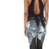 icyzone Tie Back Yoga Tops for Women, Lightweight Workout Athletic Tanks, Breathable Gym Shirts
