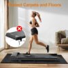 71w0EjPVNEL._AC_SL1500_.jpg HOVSCO Foldable Treadmill Mat Non-Slip Exercise Bike Mat, 1/4" Thick, 30"x63" Waterproof Walking Pad Mat for Carpet, Hardwood Floors, Workout, Indoor Bikes, Fitness Equipment, Home Yoga