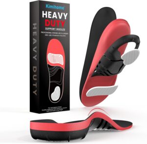 Plantar Fasciitis Relief Insoles - High Arch Support Inserts - Heel Cups & Shoe Inserts for Heel Pain Relief - Planter Facetious Relief Support Inserts - Heel Spur Relief Products - S