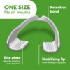 Plackers Grind No More Night Guard, Nighttime Protection for Teeth, BPA Free, Sleep Well, Ready to Wear, Disposable, One Size Fits All, 16 Count