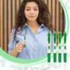 Woanger Mental Health Awareness Pen Green Ribbon Mental Health Awareness Items Retractable Ballpoint Pens Bulk Office Gifts(36 Pcs)
