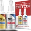 Results RNA – Total Body Detox Extra Strength System – ACS 200 Silver & ACZ Nano Zeolite are Clinically Proven to Detoxify & Boost Immunity. Recommended by Doctors Worldwide (2 oz)