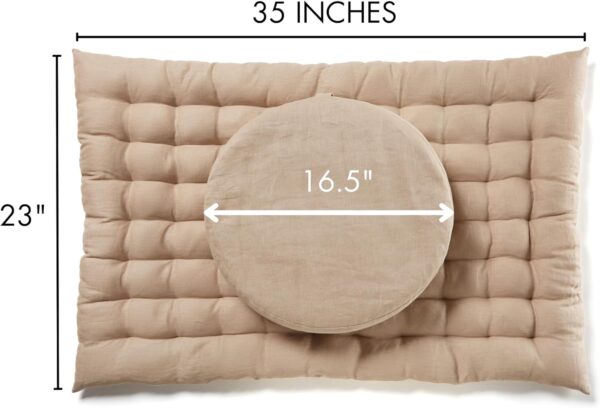 Mira Meditation Cushion - Yoga Pillow for Sitting on the Floor
