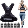 Weighted Vest for Women Men Kids, 6lbs/12lbs/4-10lbs Adjustable Weight Vest with Reflective Stripes, Upgrade Strength Training Vest for Running, Body Workout, Jogging, Cadio, Walking