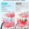 Water Flosser, Water Dental Flosser for Teeth Pick: COSLUS 10 Levels Smooth Control Portable Rechargeable Oral Irrigator Cordless Waterproof, 300ML Electric Flossing Cleaner Deep Cleaning 2025 Upgrded
