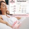 Portable Cordless Heating Pad，Heating Pad 5s Fast Heating，Heating Pads for Cramps with 3 Heat Levels and 3 Massage Modes，Menstrual Heating Pad for Women and Girl (Pink)