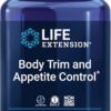 Life Extension Body Trim and Appetite Control, Lemon Verbena, Hibiscus, Healthy Weight, Promotes Satiety, Weight Management, Gluten Free, Non-GMO, 1-Daily, Vegetarian, 30 Capsules