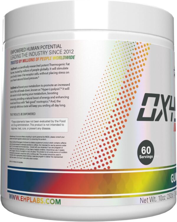 EHP Labs OxyShred Pre Workout Powder - Preworkout Powder with L Glutamine & Acetyl L Carnitine, Energy Boost Drink - Gummy Snake, 60 Servings