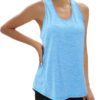 Aeuui Womens Workout Tops Open Back Racerback Tank Tops Sleeveless Yoga Athletic Running Shirts Gym Clothes for Women