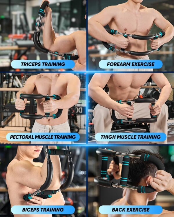 Saker Twister Arm Trainer,Home Workout Equipment,Upper Body Strength Training Machine,Detachable Design,Fitness Anywhere