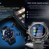 T92 Smart Watch with Earbuds MP3 Bluetooth Headset 3 in 1 1.28 Inch Smartwatch Built-in Wireless Earbuds Speaker Round Fitness Tracker Music Player Health Monitor (Silver)
