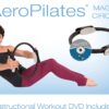 AeroPilates Magic Circle Pilates Ring with Workout DVD for Mat & Reformer Workouts - Fitness Ring Pilates Circle w/Padded Foam Grips - Arms, Chest and Inner Thigh Exercise Equipment