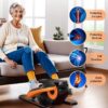 Under Desk Elliptical Machine, Ellipse Leg Exerciser as Seen on Tv for Seniors Adults with 12 Adjustable Speed, Quiet & Portable Seated Pedal Exerciser with Remote Control & Non-Slip Foot Straps