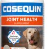 Nutramax Laboratories Cosequin Maximum Strength Joint Health Supplement for Dogs - With Glucosamine, Chondroitin, and MSM, 60 Chewable Tablets