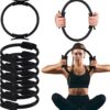 Syhood Pilates Ring 11.81 Inch Pilates Circle Yoga Ring Magic Lightweight Flexible Workout Equipment for Fitness Physical Therapy Resistance Exercise Arms Legs