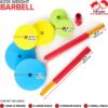 Modern Innovations Kids Barbell Weight Set, Toy Workout Equipment, Kid Weights for Exercise, Toddler Fun & Fitness (Colorful)…