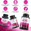Multi Collagen Burn: Multi-Type Hydrolyzed Protein Peptides with Hyaluronic Acid, Vitamin C, SOD B Dimpless, Types I, II, III, V and X, Caffeine-Free (Unflavored Capsules)