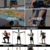 EVO Gym - Portable Home Gym Strength Training Equipment, at Home Gym | All in One Gym - Resistance Bands, Base Holds Gym Bar & Handles for Travel | Portable Gym & Home Exercise Equipment