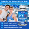 Weight Management Dietary Supplement 120 White Blue Red Speck Tablets Manufactured in the USA Highest Professional Quality