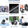 Water Filled Dumbbells Set - Water Filled Weights - Portable Travel Weights - Weights Adjustable Dumbbells - Portable Fitness Equipment - Strength Training - Fitness and Shaping