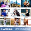 CHARMKING 3 Pairs Open Toe Compression Socks for Women & Men Circulation 15-20 mmHg is Best Support for All Day Wear