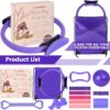 pilates ring circle set 13 pcs pilates equipment accessories for home workouts includes 9.8” pilates ball 12” magic circle yoga ring and resistance bands for women pilates ring and ball set gift