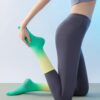 Pilates Girp Socks Cute Tie Dye Socks with Non Slip Grips for House Yoga Barre Hospital